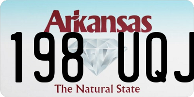 AR license plate 198UQJ