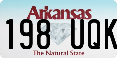 AR license plate 198UQK