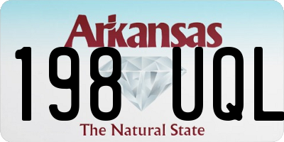 AR license plate 198UQL
