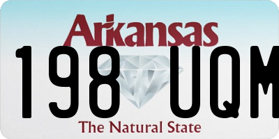 AR license plate 198UQM