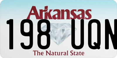 AR license plate 198UQN
