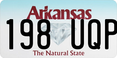 AR license plate 198UQP