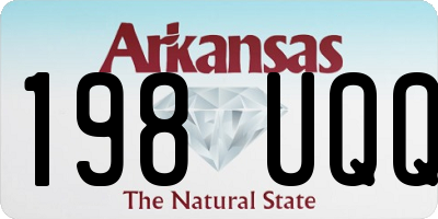 AR license plate 198UQQ