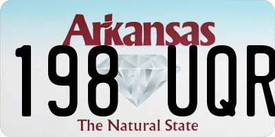 AR license plate 198UQR