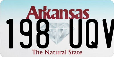 AR license plate 198UQV