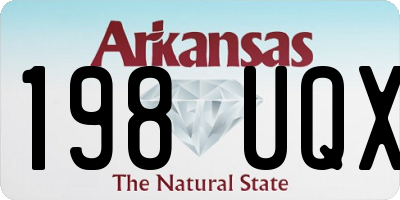 AR license plate 198UQX