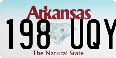 AR license plate 198UQY
