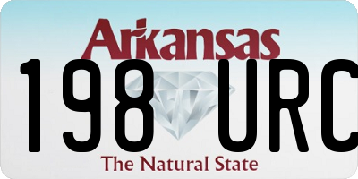 AR license plate 198URC