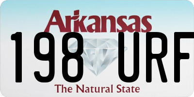 AR license plate 198URF