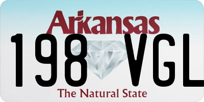 AR license plate 198VGL