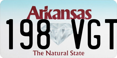AR license plate 198VGT