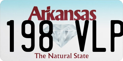 AR license plate 198VLP