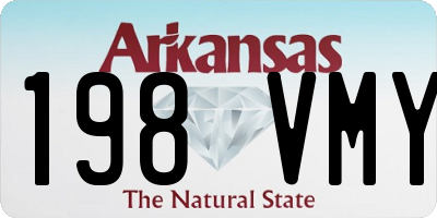 AR license plate 198VMY