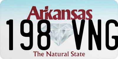 AR license plate 198VNG