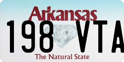 AR license plate 198VTA