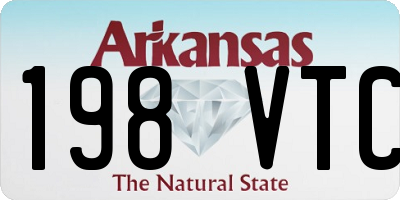 AR license plate 198VTC