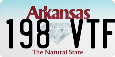 AR license plate 198VTF