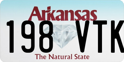 AR license plate 198VTK
