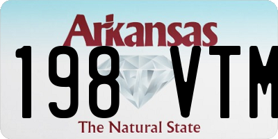 AR license plate 198VTM