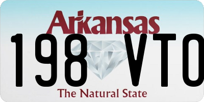 AR license plate 198VTO
