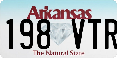 AR license plate 198VTR