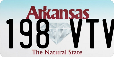 AR license plate 198VTV
