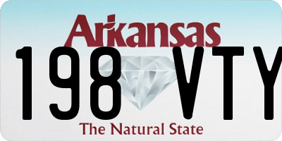 AR license plate 198VTY