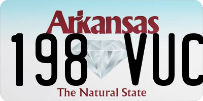 AR license plate 198VUC