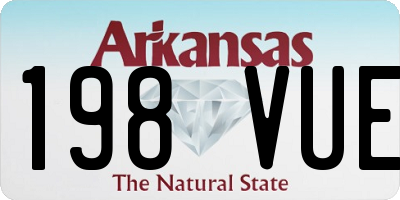 AR license plate 198VUE