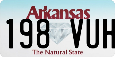 AR license plate 198VUH