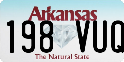 AR license plate 198VUQ