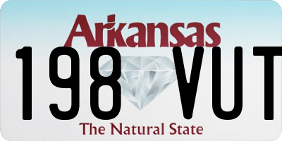 AR license plate 198VUT