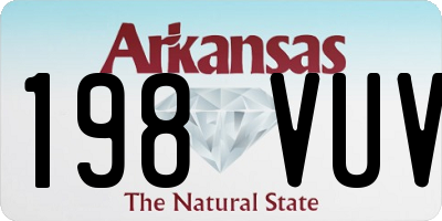 AR license plate 198VUV
