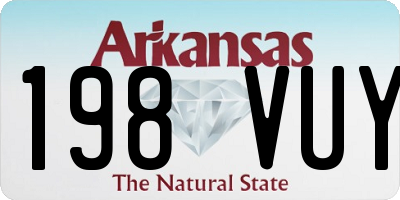 AR license plate 198VUY
