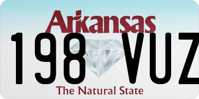 AR license plate 198VUZ