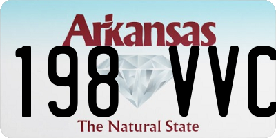 AR license plate 198VVC