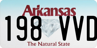 AR license plate 198VVD