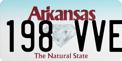 AR license plate 198VVE