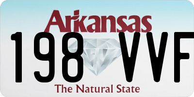 AR license plate 198VVF