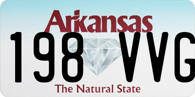 AR license plate 198VVG