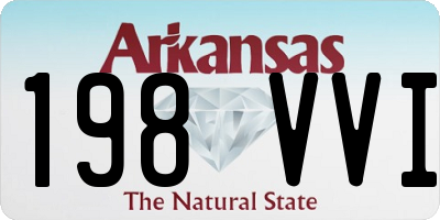 AR license plate 198VVI
