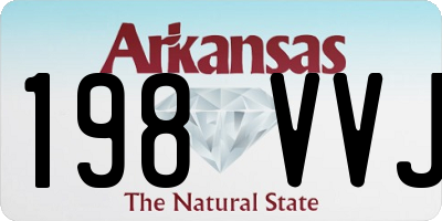 AR license plate 198VVJ
