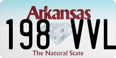 AR license plate 198VVL