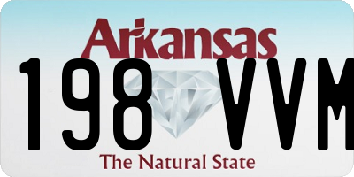AR license plate 198VVM