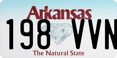AR license plate 198VVN