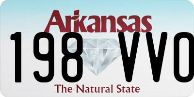 AR license plate 198VVO