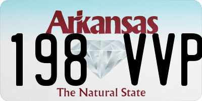AR license plate 198VVP