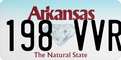 AR license plate 198VVR