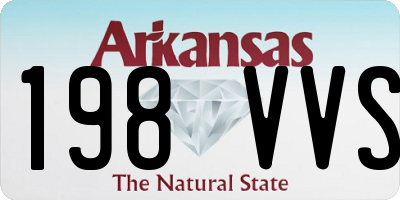 AR license plate 198VVS