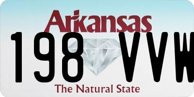 AR license plate 198VVW